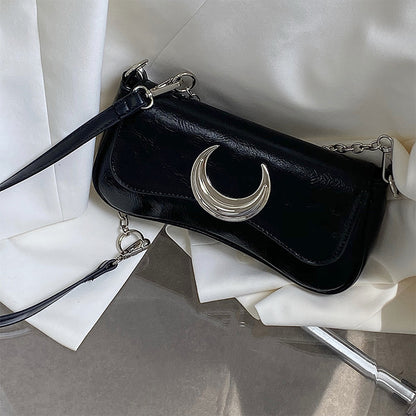 Moon Twist Lock Shoulder Bag