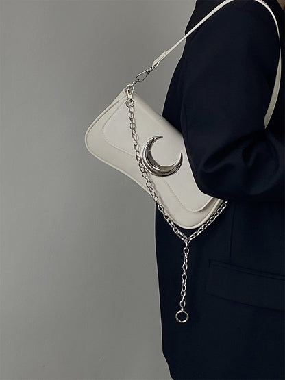 Moon Twist Lock Shoulder Bag