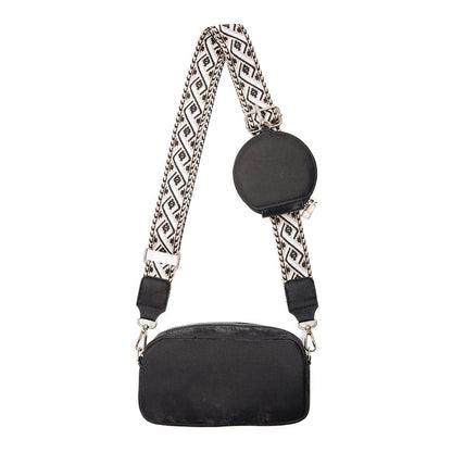 Women's Cross body Messenger Bag Wide Shoulder Strap Bag