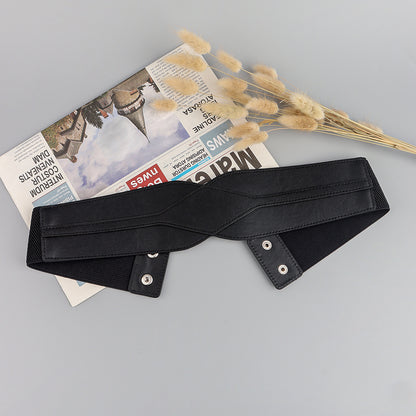 Women"s Black Elastic Belt